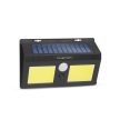Mozgásérzékelős szolár reflektor - fali - COB LED