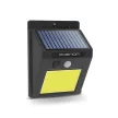 Mozgásérzékelős szolár reflektor - fali - COB LED