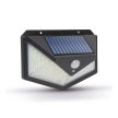 Mozgásérzékelős szolár reflektor - fali - 136 LED