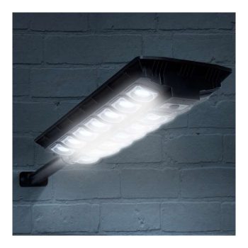   Szolár fali reflektor - 520 SMD LED - 3000 lm - 20W - 4500 mAh - IP65