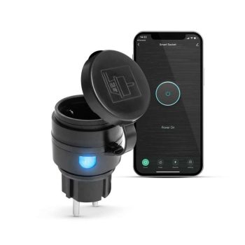   Smart Wi-Fi-s, kültéri konnektor dugalj - IPX4 - Amazon Alexa, Google Home, Siri, IFTTT