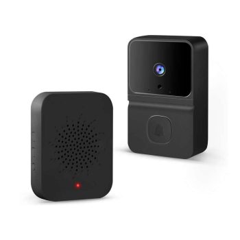   Smart videó kaputelefon szett - Wi-Fi-s, akkumulátoros - HD - fekete