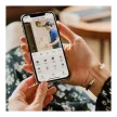 Smart Wi-Fi-s videó kaputelefon - akkumulátoros, 12V - MicroSD, FHD, PIR - fekete