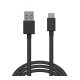 Adatkábel - USB Type-C - fekete - 2 m