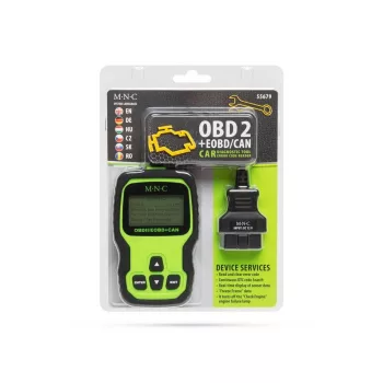   Autó diagnosztikai eszköz - hibakód kiolvasó - OBD2 - 12V