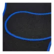 Univerzális textil autószőnyeg szett - fekete/kék