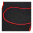 Univerzális textil autószőnyeg szett - fekete/piros
