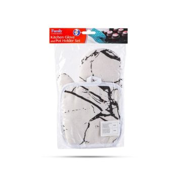 Edényfogó kesztyű és alátét szett - 25 cm