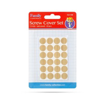 Csavartakaró szett - 13 mm - tölgy - 24 db / csomag