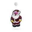 LED-es PVC ablakdekor - mikulás - 27 x 17 cm - 3 x AAA