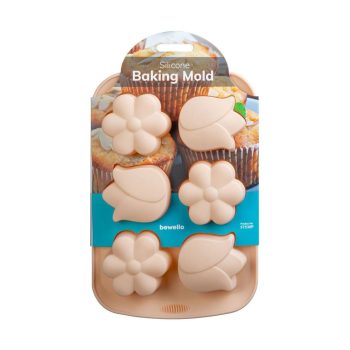 Szilikon sütőforma - virág - 27,5 x 18,3 x 3 cm