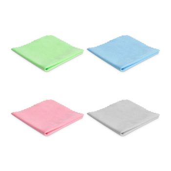 Szemüveg törlőkendő - 145 x 145 mm - 4 szín