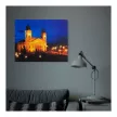LED-es fali hangulatkép - "Nagytemplom Debrecen" -  3 x AA, 38 x 48 cm