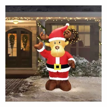   Felfújható rénszarvas - 135 cm - IP44 - 3 fehér LED - 100 - 240V