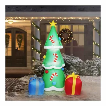   Felfújható karácsonyfa - 180 cm - IP44 - 12 fehér LED - 100 - 240 V