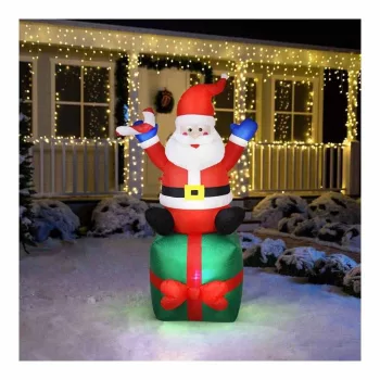   Felfújható Mikulás - 180 cm - IP44 - 6 fehér LED - 100 - 240 V