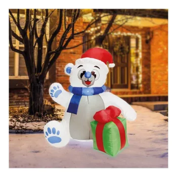   Felfújható jegesmedve - 120 cm - IP44 - 6 LED - 100 - 240 V