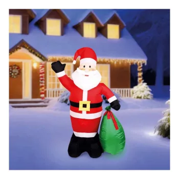   Felfújható Mikulás - 180 cm - IP44 - 6 fehér LED - 100 - 240 V