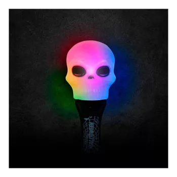 Halloween-i LED lámpa - koponya - elemes