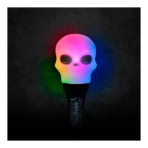 Halloween-i LED lámpa - koponya - elemes