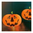 Halloween-i tökös lampion - akasztható - 26 cm