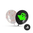 Halloween-i lufi szett - foszforeszkáló - 6 db / csomag