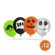Halloween-i lufi szett - 4 féle - 12 db / csomag