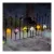 Halloween-i lampion fényfüzér - 7,5 x 150 cm - 2 x AA elemes