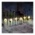 Halloween-i lampion fényfüzér - pókos, fehér - 7,5 x 165 cm - 2 x AA elemes