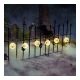 Halloween-i lampion fényfüzér - pókos, fehér - 7,5 x 165 cm - 2 x AA elemes