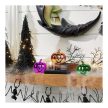 Halloween-i tök dekoráció - fényes - 6 cm - 3 szín / csomag
