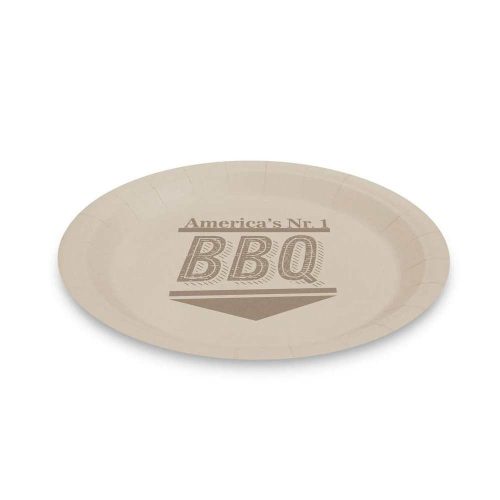 Papírtányér szett - BBQ - 23 cm - 12 db / csomag