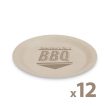 Papírtányér szett - BBQ - 23 cm - 12 db / csomag