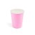 Papírpohár - rózsaszín - 2,5 dl - 12 db / csomag