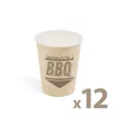 Papírpohár - BBQ - 2,5 dl - 12 db / csomag