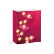 Ajándéktasak - 10 melegfehér LED, papír - 265 x 127 x 330 mm - 4 féle / csomag