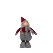 Karácsonyi textil manó figura - teleszkópos lábbal - 40 - 60 cm