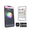 Smart fényfüzér - csillag - zene mód - USB - 25 RGB LED - 5 m - Bluetooth