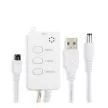 Smart fényfüzér - csillag - zene mód - USB - 25 RGB LED - 5 m - Bluetooth