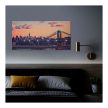 LED-es fali hangulatkép - "New York" -  2 x AA, 38 x 78 cm