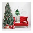 Karácsonyi öntapadós falmatrica - adventi kalendárium