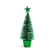Mini dekor műfenyő - glitteres - 18 cm - 4 szín