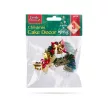 Karácsonyi 3D tortadekor - 10 cm - 2 féle - 3 db / csomag