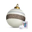 Felfújható RGB LED-es óriás karácsonyi gömb - 60 cm