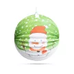 Karácsonyi lampion - Hóember mintával - 25 cm