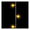 Fényfüzér - 50 db LED - melegfehér - hálózati - 5 m - 8 program