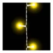 Fényfüggöny - 200 db LED - melegfehér - hálózati - IP44 - 4,2 m - 8 program