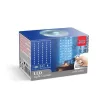 Fényfüggöny - 100 db melegfehér microLED-del - 3 x 1 m - 230V - távirányítós