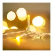 Fényfüggöny - 100 db melegfehér LED-del - 3 x 1 m - 230V - távirányítós