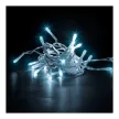 LED-es fényfüggöny - hópehely - 3 x 0,75 m - 224 hidegfehér LED - IP44